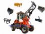 1.2t mini wheel loader with optional accessories